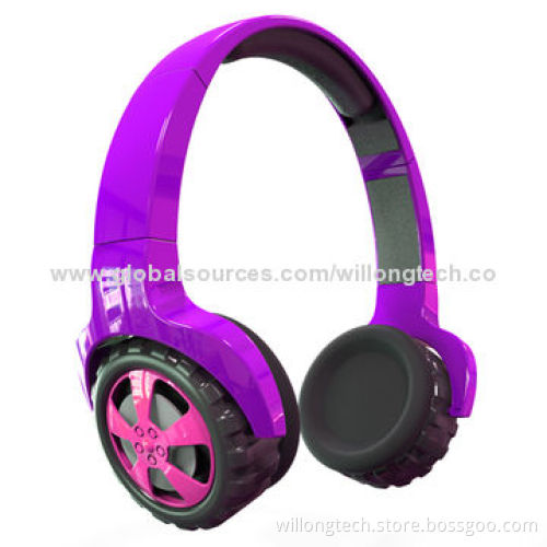 2014 Newest Design Wheel Headphones, Rotatable for 360 Degrees, 3mW Rated Power